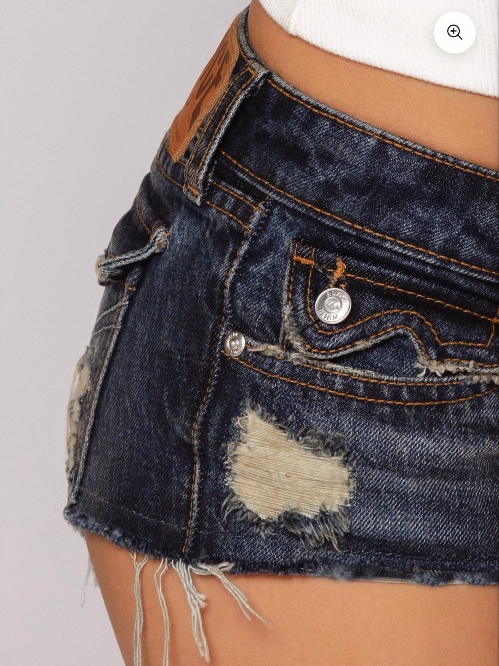 Revice Low Rider Most Wanted Denim Shorts - Picture 6 of 12